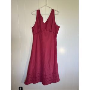 la boutique sleeveless midi linen silk rose dress 16